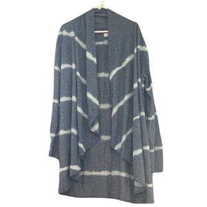 Tie Dye Draped Cardigan XL